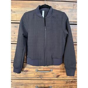 LULULEMON Serene Travels Bomber Jacket Women's in Black Size 6